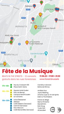 Visual instagram Fête de la Musique 2022