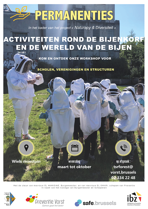 EDR affiches permanences abeilles NL